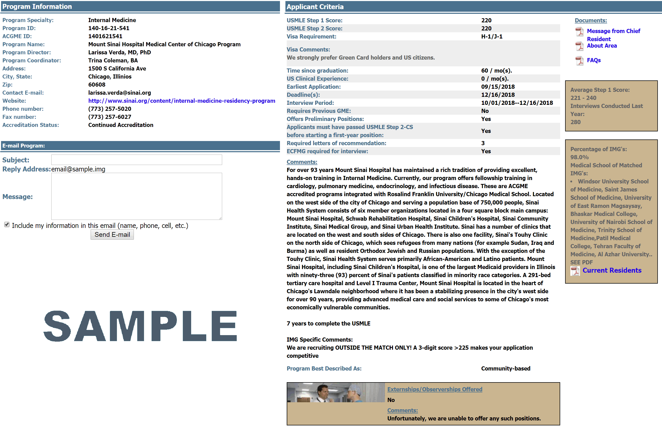 IMG Friendly Medical Residency Programs List 20182019 Year
