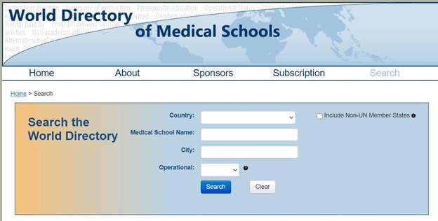 Prior to Registering for USMLE Step1 Verify your School